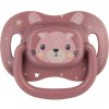 CANPOL BABIES Cumlík silikónový symetrický Cute animals 6-18m 1ks ružový