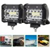 SADA 2x PRACOVNÁ LAMPA 480W montáž do nárazníka HALOGÉN 20 LED 12V OFFROAD