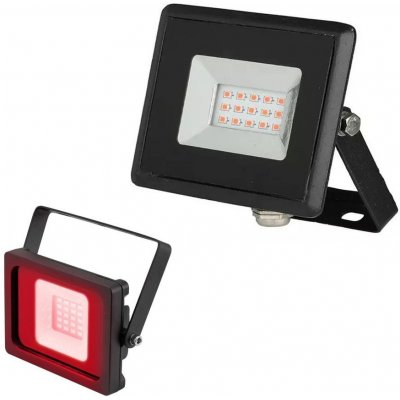 V-Tac LED Reflektor LED/10W/230V IP65 červené svetlo VT0690 + záruka 3 roky zadarmo
