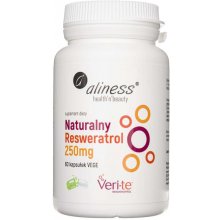 Aliness Prírodný resveratrol Veri-Te 250 mg 60 veg. kapsúl
