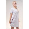 Vienetta s krátkym rukávom Nicolette svetlo šedá