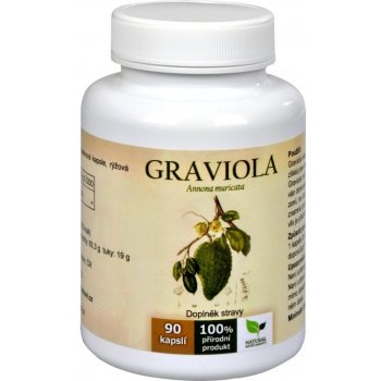 Natural Medicaments Graviola anona Annona muricata 90 kapsúl