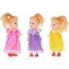 KIK Bábiky do domčeka sada 3 ks 10 cm – mini bábiky pre deti, plastové