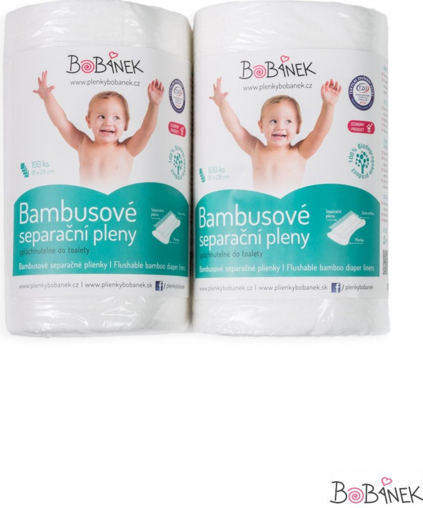 Bobánek Bambusové separačné plienky Duo Pack od 7,69 € - Heureka.sk