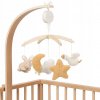 Little Dutch Drevený kolotoč do postieľky Newborn Naturals FSC