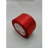Stuha saténová 5cm x 22,5m červená