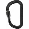 Petzl VULCAN SCREW LOCK oceľová karabína skrutk.zámok ČIERNA