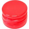 Hliníkové viečko na fľašu ČERVENÉ 28 mm s garančním krúžkom Počet kusov v balenie: 1