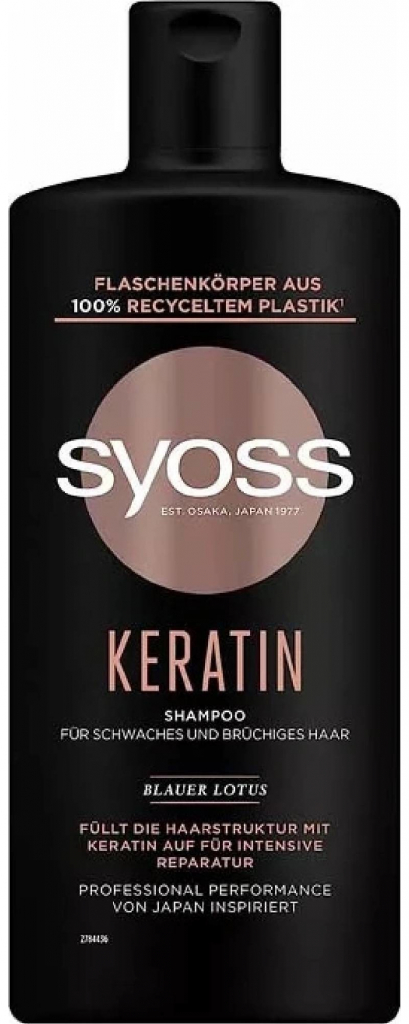 Syoss Keratin šampón pre jemné a lámavé vlasy 440 ml