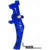 MAXX Hliníková CNC SPEED spoušť pro M4/M16 - TYPE D, modrá