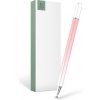 AppleMix Dotykové pero / stylus TECH-PROTECT - s presným diskom - pasívne - ružová / biela