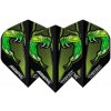 Letky na šípky Red Dragon Airwing Peter Wright Snakebite V-štandard, zelené