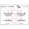 Sada brzdových platničiek kotúčovej brzdy BREMBO P 24 085