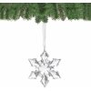 SPRINGOS Vianočná ozdoba - Krištáľová vločka 5cm