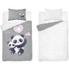Obliečky do postieľky bambusové, Pandy