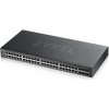 Zyxel GS1920-48v2, 50 Port Smart Managed Switch 44x Gigabit Copper and 4x Gigabit dual pers., hybrid mode, standalone or NebulaFle GS1920-48V2-EU0101F