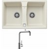 Blanco LEXA 8 biela soft s excentrom 527096 + Blanco MILI chróm 519413