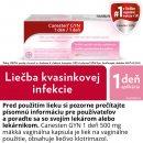 Voľne predajný liek Canesten Gyn 1 deň tbl.vag.1 x 500 mg