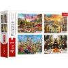 Trefl 4x1000 Painted Cities + Capybaras