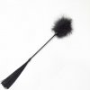 ČIERNE PIERKO TICKLER & BIČ - Secret Play Feather Tickler & Whip Black
