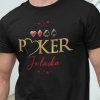 Tričko s potlačou Poker je láska Dámsky Biela S