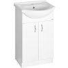 Aqualine Aqualine, SIMPLEX ECO 55 umývadlová skrinka s umývadlom 53x83,5x30,7cm, SIME550