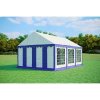 Party stan 4x6m - PVC Premium Ohňovzdorný farba Modrobiela
