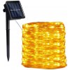 Kobi | LED - Solárna reťaz 300xLED/0,12W/1,2V 1xAA 27 m IP44 3000K 800 mAh | KB0383