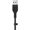 Belkin Flex Lightning/USB-A 1m mfi cert., black CAA008bt1MBK