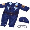 JOKO Detský Policajný Kostým Uniforma s čiapkou + putá