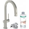 Drezová batéria Hansgrohe Aqittura bez výpuste nerez 76800800