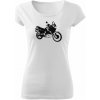 T-ričko Honda Africa Twin XRV 750 dámske tričko Farba trička: Biela, Veľkosť: S