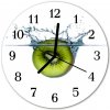 Nástenné sklenené hodiny Kiwi fi 30 cm