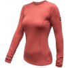 SENSOR MERINO ACTIVE dámske tričko dl.rukáv terracotta Veľkosť: S dámske tričko s dlhým rukávom