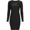 Guess Krátke šaty ES LS LANA DRESS Čierna