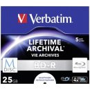 Verbatim BD-R 25GB 4x, 5ks