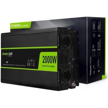 Green Cell INV10 12V/220V 2000W/4000W