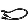i-tec USB-C Cable Splitter Audio/Data, Power Delivery 100W C31DUALSPLITTERCBLPD
