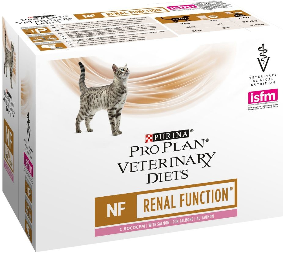 Pro Plan Veterinary Diets Feline NF s lososom 20 x 85 g