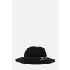 KLOBÚK KARL LAGERFELD K/SIGNATURE FEDORA HAT BLACK