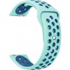 Madvell Športový silikónový remienok tyrkysová s tmavo modrou 22mm