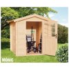 BPP Záhradná drevená chatka Móric, 200x200 cm, 28 mm