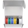 Set tenkých silikónových káblov a zmršťovačiek (FlyFishRC) - 30AWG 24m