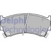 Sada brzdových platničiek kotúčovej brzdy DELPHI LP1590
