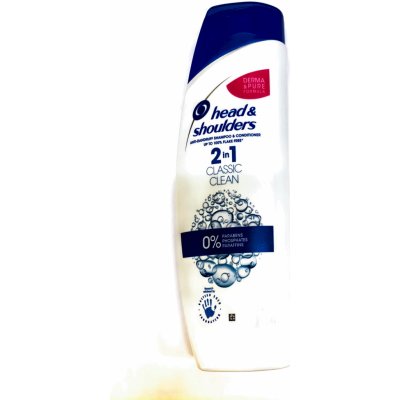 Head & Shoulders Classic Clean 2 v 1 šampón proti lupinám čistý a šetrný k vlasovej pokožke 400 ml