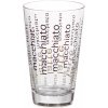 Pohár na kávu Latte Macchiato Conical 400 ml, s dekorom (6 ks)