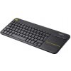 Logitech Wireless Touch Keyboard K400 Plus - Klávesnice - s touchpad - bezdrátový - 2.4 GHz - QWERTZ - maďarská - černá