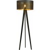 Emibig Aston stojaca lampa 1x15 W čierna-zlatá 1148/LP1