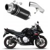 Suzuki GSXF 650 2007 - 2016 ladený výfuk GP1 BLACK + dB killer medium