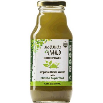 Absolutely Wild Brezová voda s matcha Bio 330 ml